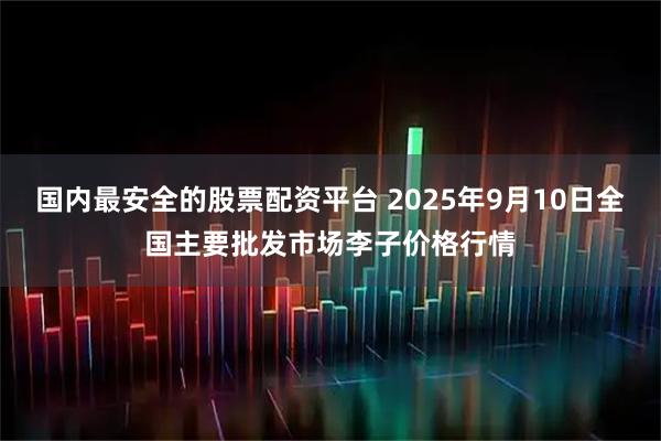 国内最安全的股票配资平台 2025年9月10日全国主要批发市场李子价格行情